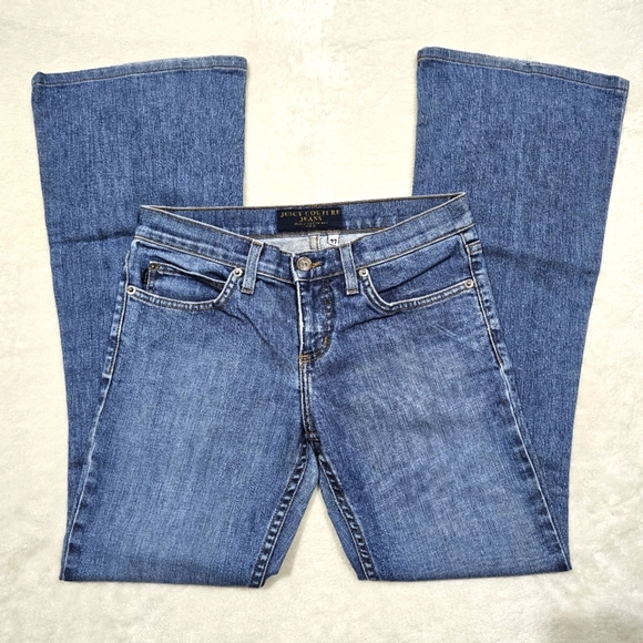 Juicy Couture Denim - 🆑️ Juicy Couture Jeans | Blue Wash Mid Rise Boot Cut Cotton Sz 27